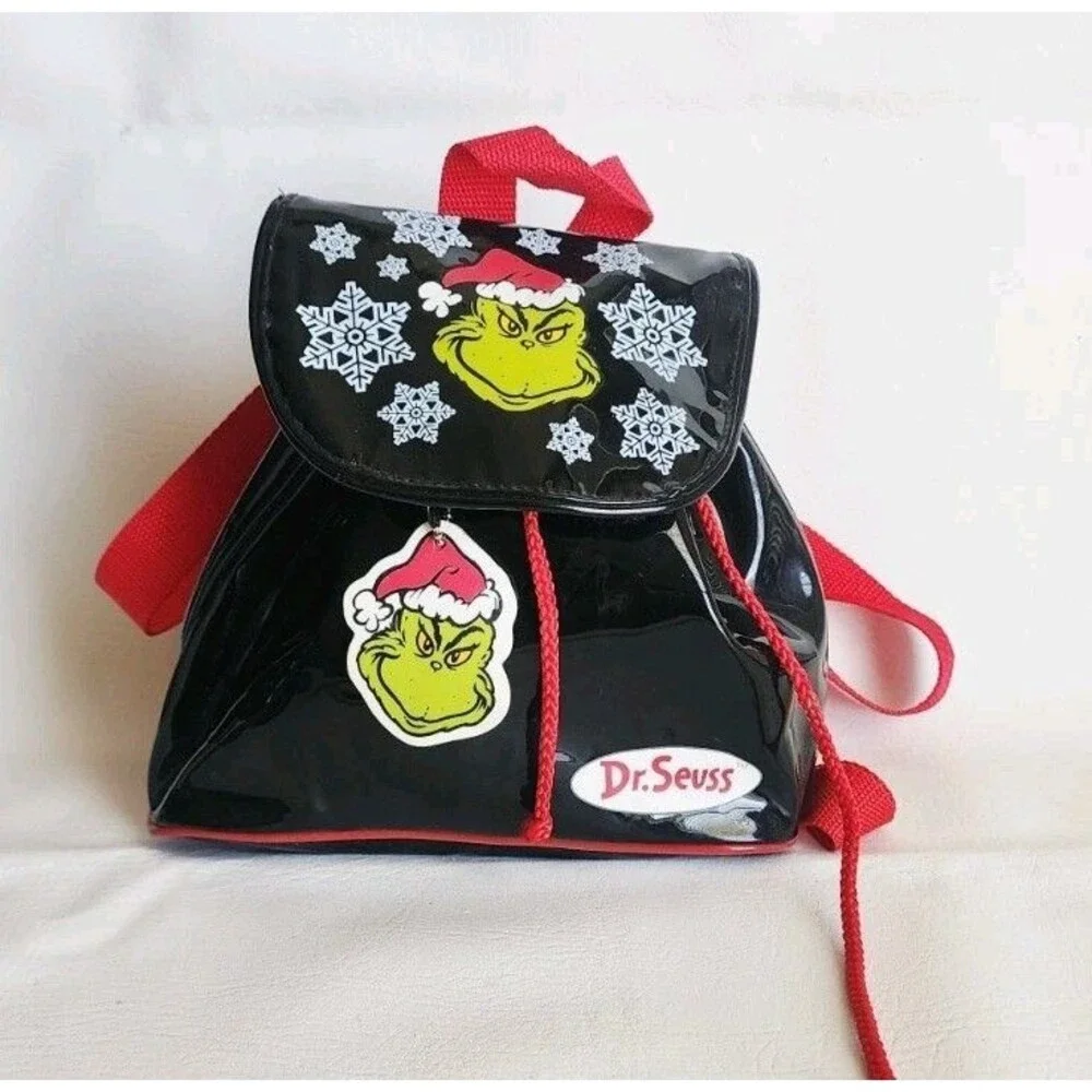 GRINCH Backpack Dr .Seuss Christmas New Old Stock